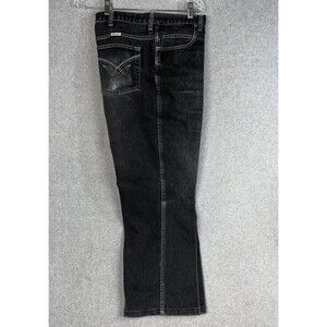 Vintage Sheplers Men's Wide Leg Black Western Jeans Size 40 X30 9”leg Width